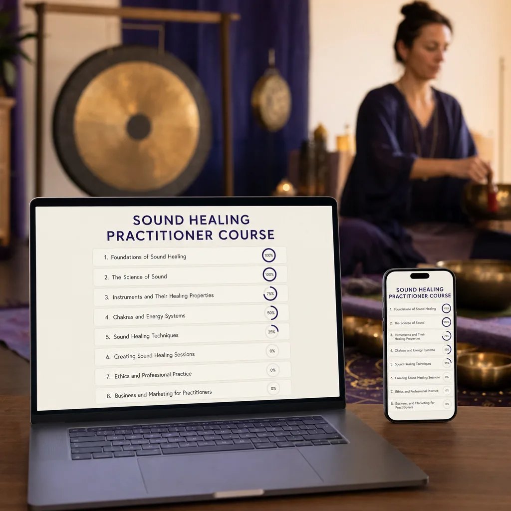 The complete course: 8 modules and 42 lessons in the Resona platform