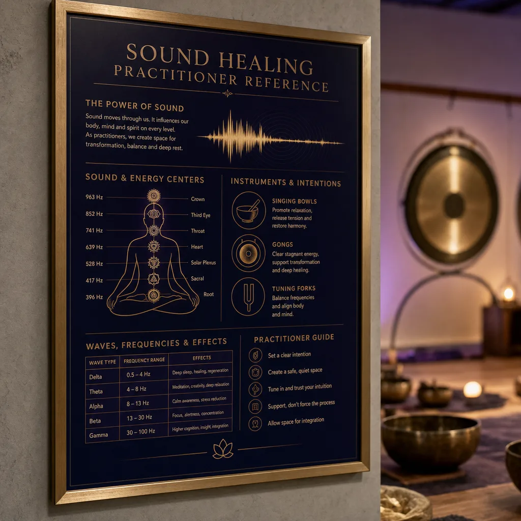 Sound Healing Practitioner reference guides